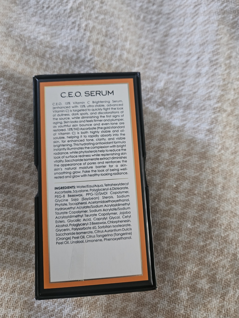 Sunday Riley Bright Orange C.E.O. 15% Vitamin C Brightening Serum Bottle...NW. - Picture 6 of 9